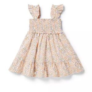 Janie and Jack Emily Floral Smocked Sundress